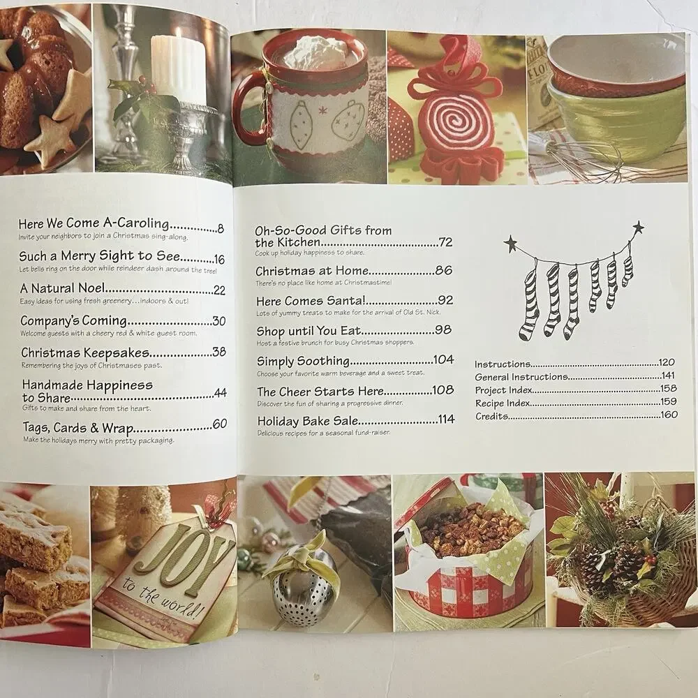 Set Christmas Gooseberry Patch Books Recipes Decorating Festive Projects